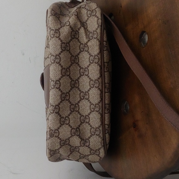 Authentic Vintage Gucci GG Monogram Supreme Sherry Web Ophidia Crossbody Bag - Picture 5 of 10